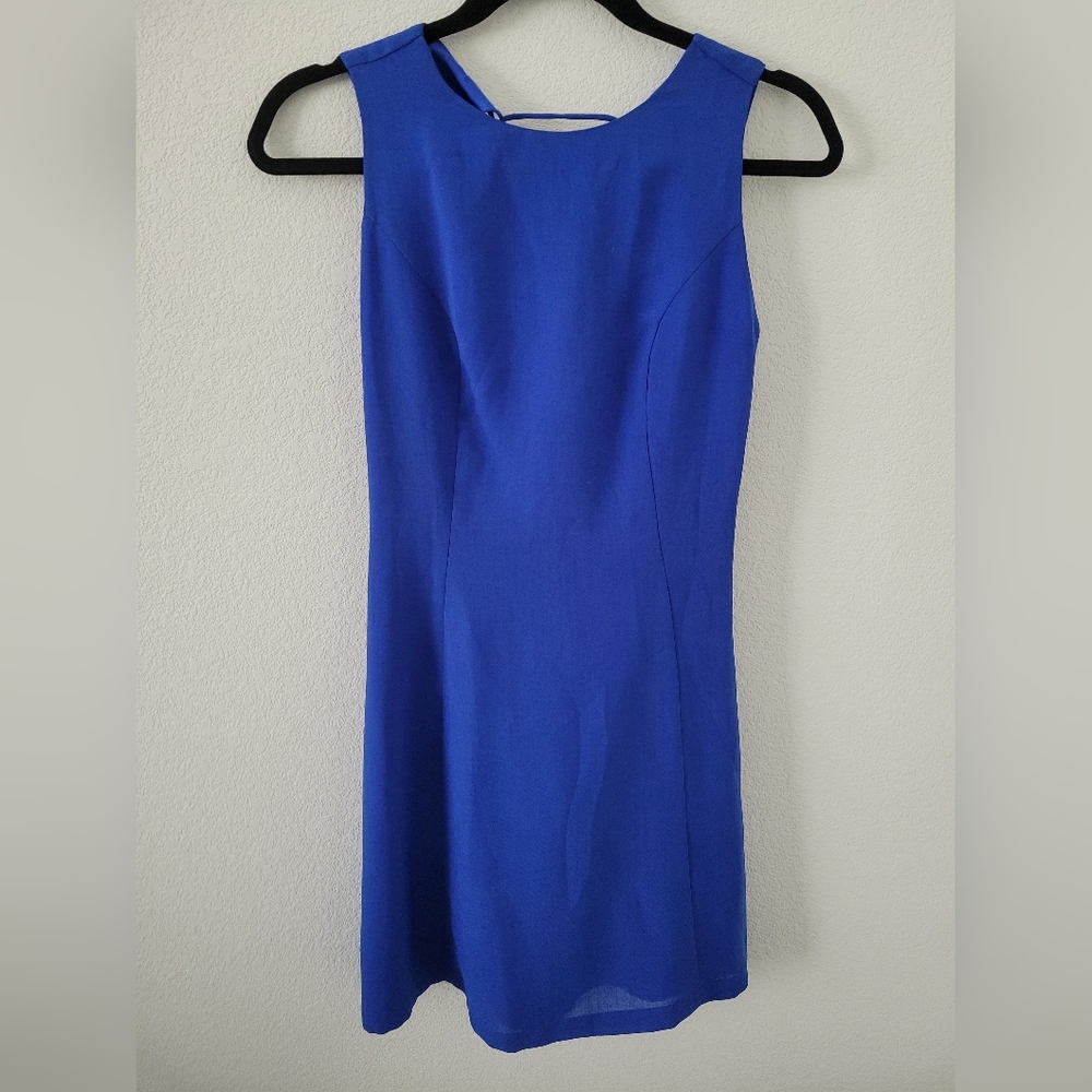 Blue cocktail dress